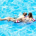 thumbnail image 3 of Hamaca para piscina FinduWill XL, paquete de 2 flotadores inflables, 3 of 7