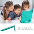 thumbnail image 4 of SaniMore for iPad Pro 11 2022/2021/2020/2018,iPad Air 5th/4th Generation/ipad 10.9" 2020 Case, Shockproof Full-Body Handle Stand Tablet Protective Kids-friendly Lightweight Cover, Mint, 4 of 6