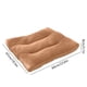 thumbnail image 3 of Cama para mascotas para perros y gatos | Esterilla de algodón de invierno engrosada, funda lavable extraíble, fondo antideslizante impermeable, diseño de cueva con juguete, 60×47×8cm | Café Verde |, 3 of 6