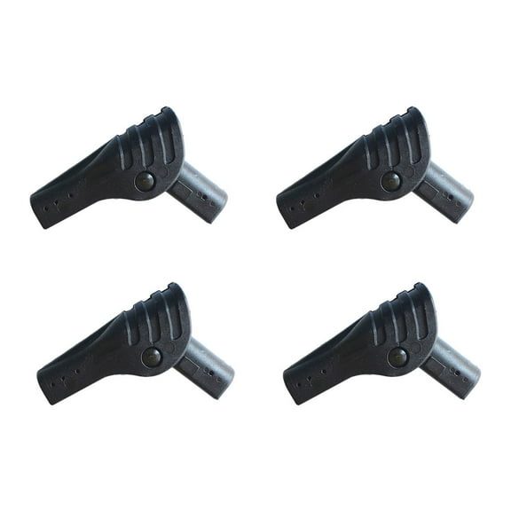 TOYMYTOY 4Pcs Tent Connector Black Nylon Support Rod Adapter Impact Resistant Tent Accessories