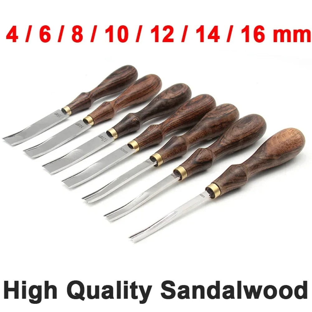 1pcs 4-16mm Diy Leather Edge Bevelers Wide Mouth Skiving Tool With Wooden Handle For DIY Leather Craft Professional