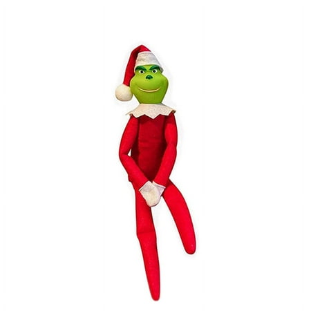 Christmas Elf Behaving Badly Plush Toy | Novelty Long Bendy Naughty Boy Christmas Elves Doll | 12.5 Inches