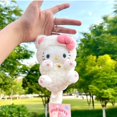 thumbnail image 3 of Fitspi Kt-Llavero con colgante de muñeco de peluche de gato Sanrioed, bolso escolar de peluche suave de dibujos animados de Anime, colgante, adorno de peluche, regalos, 3 of 4