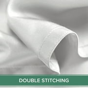 PURE BAMBOO Sheets California King Size Bed Sheet 4 Piece Set, Genuine 100% Organic Viscose Derived from Bamboo, Soft & Cooling, Double Stitching (California King, White)