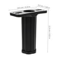 thumbnail image 2 of Black Plastic Furniture Legs for Support Multifunctional Chair and Table Leg Replacement 4 Pieces, 2 of 6