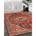 thumbnail image 3 of Ahgly Company Machine Washable Indoor Rectangle Traditional Sunrise Orange Area Rugs, 2' x 5', 3 of 7