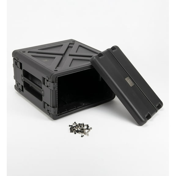 19" Rack case 6Unit Pro Series Protector Molded Rack case | 19" Rackable Depth DGCASE@RACK 6U