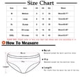 thumbnail image 3 of Valentine's Day Gifts for Him Meitianfacai Mens Underwear Men Casual Fashion Solid Low Waist High Fork Pants Briefs Underwear Mens Underwear Black, 3 of 3