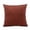 Brown, variant on Dvumao Solid Color Velvet Pillow Cover, Sofa Cushion Cover for Living Room and Bedroom, Hidden Zipper, Machine Washable