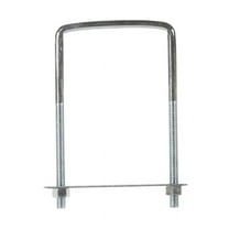 Hampton 3-3/4 in. X 3-5/8 in. W X 6 in. L Coarse Zinc-Plated Steel Lumber Size Square Bend U-Bolt