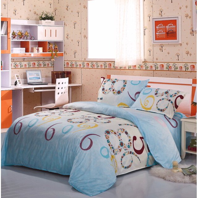 All Size Duvet Cover with Pillow Case Quilt Cover Bedding Set Single Double King