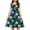 E040-Green, variant on Simple Floral Print Sleeveless Tank Dress for Girls, Casual Summer Crew Neck Tank Top, Everyday Comfort Dress, Ages 4 to 14