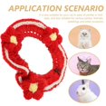thumbnail image 3 of Flower Design Pet Collar Adjustable Cat Collar Comfortable, 3 of 3