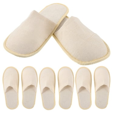 OHOIOLLA Non Disposable Slippers Foldable 6Pairs 11Inch