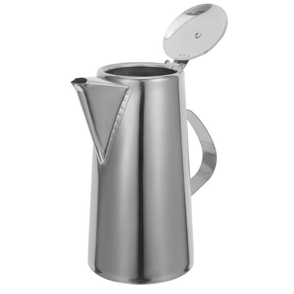 LOLIPPYY Heavy Duty Water Pitcher Silver Stainless Steel Efficient Cleaning Water Jug for Home Users 1Set