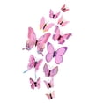 thumbnail image 2 of Sunjoy Tech 1 Set Wall Butterflies Stickers 3D No Mark Left Removable Animal Great Stickiness Home Beautification with Foam Glue Different Shapes Butterflies Decals Home Decor Stuff, 2 of 8