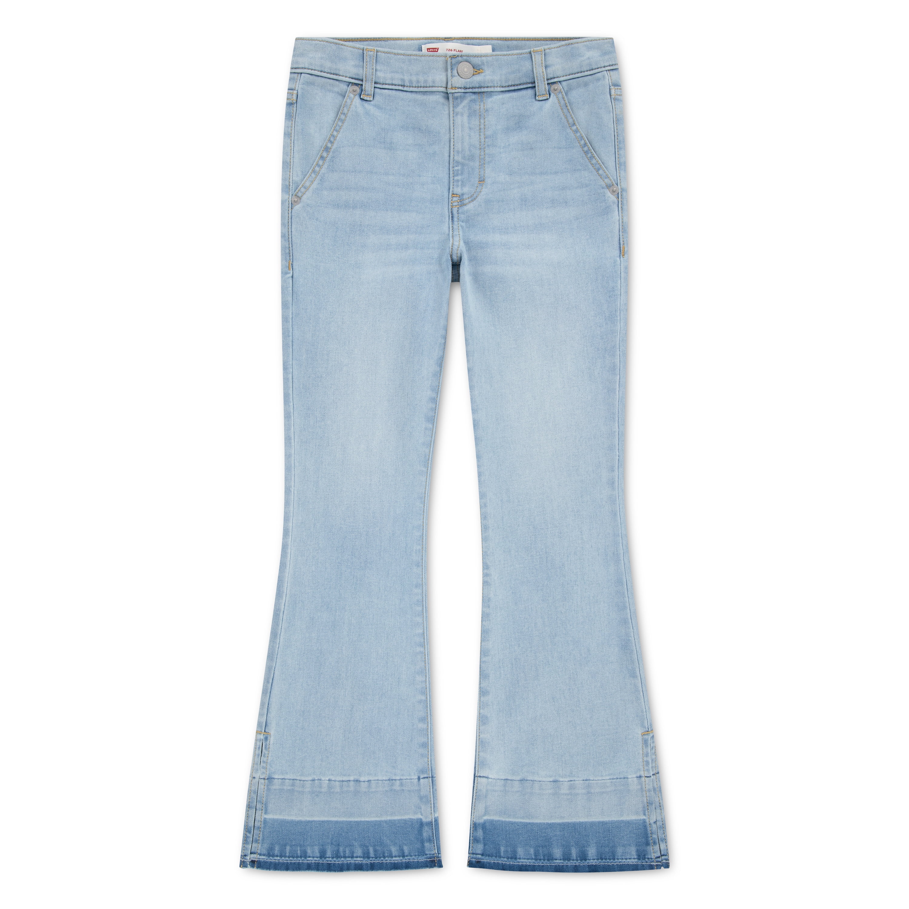 Levi Girls 726 Flare Denim Jean with Released Hem, Sizes 4-6X