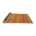 thumbnail image 2 of Ahgly Company Indoor Round Oriental Orange Modern Area Rugs, 8' Round, 2 of 4