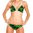 thumbnail image 2 of Saint Patrick's Day Detachable Sponge Adjustable Strap Bikini Set Two-Pack Swimsuit Women Swimwear, 2 of 6
