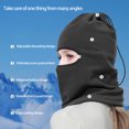 thumbnail image 6 of Herrnalise Full Face Mask for Cold Weather,Mens Balaclava Face Warmer- Winter Fleece Ski Masks Motorcycle & Construction Gifts For Women&Men,Khaki, 6 of 7