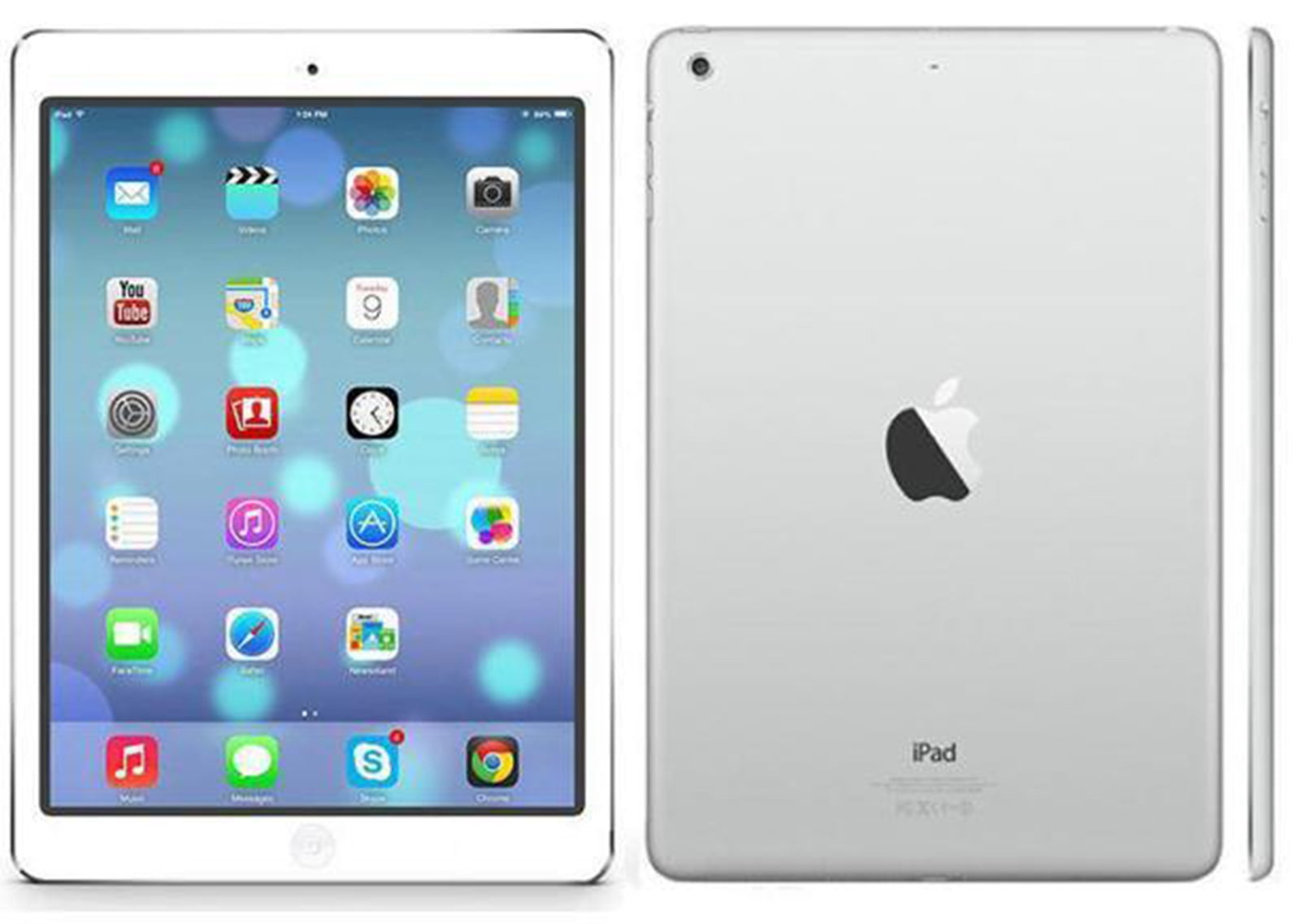 Restored Apple iPad Air A1474 (32 GB. Wi-Fi. White with Silver ...