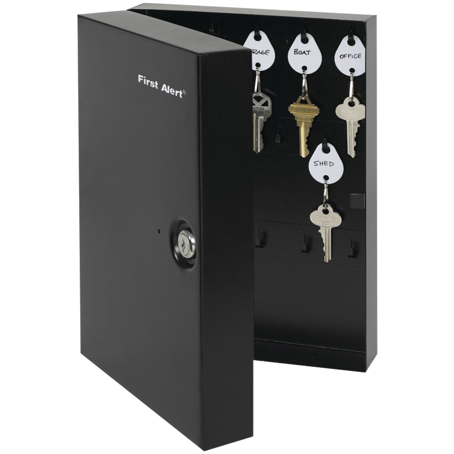security safe Vorel steel lockable key box for 48 keys wall mountable 78434