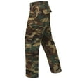 thumbnail image 3 of Rothco Tactical BDU Pants - Woodland Camo, X-Small, 3 of 6