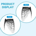 thumbnail image 4 of Uxcell Women's Belly Dance Hip Scarf with Sequins Triangle Wrap Skirts Waist Chain for Music Festival Party Costume Black, 4 of 7