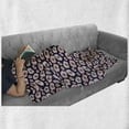 thumbnail image 5 of Floral Soft Flannel Fleece Blanket, Pattern of Dog Rose Pastel Pink Tone Repetitive Hand Drawn Illustration, Cozy Plush for Indoor and Outdoor Use, 70" x 90", Rose Lime Green Indigo, by Ambesonne, 5 of 5