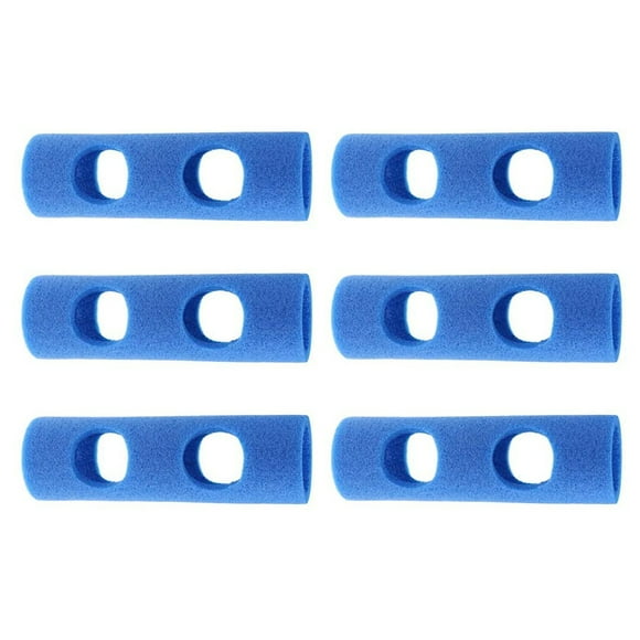 Vogacara Conector de fideos de natación de 6 piezas Woggle con entrenamiento de 2 agujeros cruzados Juguetes Vogacara FN010382-00