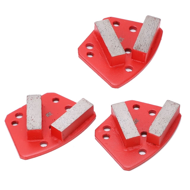 Piso de concreto Corte agresivo, 3 piezas Zapatos de pulido de diamante Zapatos de pulido de diamante Agujero Zapatos de pulido de diamante Rendimiento inigualable
