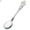 Silver 1, variant on AYYUFE Relief Pattern Coffee Spoon Rust-resistant Stainless Steel School Canteen Dessert Fork for Restaurant