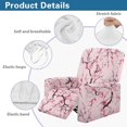 thumbnail image 5 of Xoenoiee Butterfly Cherry Blossom Pattern Recliner Slipcover Stretch Reclining Chair Covers 4 Pieces Non Slip Recliner Sofa Slipcovers with Pockets Fitted Sofa Couch Cover Lazy Boy Chair Cover, 5 of 7