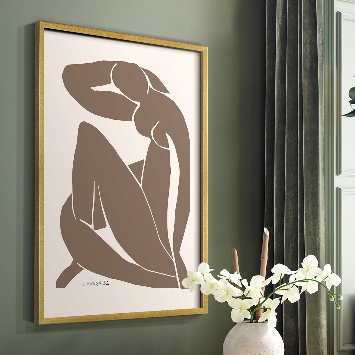 Matisse CCXIII in Solid Wood 16 x 20 Framed Print