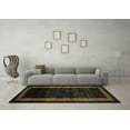 thumbnail image 3 of Ahgly Company Indoor Rectangle Abstract Brown Modern Area Rugs, 7' x 10', 3 of 4