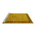 thumbnail image 2 of Ahgly Company Machine Washable Indoor Rectangle Oriental Yellow Traditional Area Rugs, 7' x 9', 2 of 4