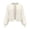White, variant on COMVALUE Women's Long Sleeve Open Front Knit Cropped Cardigan Sweaters Casual Drop Shoulder Short Shrugs Sweater Coats (Beige, L)