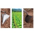 thumbnail image 6 of Stainless Steel Gardening Hoe - Durable Digging Tool for Weeding, Planting & Trenching - Heavy Duty Flower & Vegetable Garden Shovel - Agricultural Hand Tool (1-Pack), 6 of 9