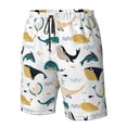 thumbnail image 5 of Kdxio Cute Whale Pattern Mens Casual Shorts - Drawstring Summer Beach Sports Shorts for Men, 5 of 9