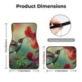thumbnail image 5 of Vsdgher Hummingbird Floral Paradise Car Foot Mat Set of 4 Pieces Universal Floor Liner Car Accessories Fits Most Cars, Trucks, Vans, sedans, SUV, 5 of 7