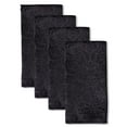 thumbnail image 3 of Town & Country Living Lexington Napkins 20"x20" Square, Stain Resistant Machine Washable Cotton/Polyester 4-Pack, Damask Black, 3 of 4