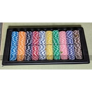 500 Roulette Chip Tray, 4g Casino Chips in 10 colors