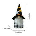 thumbnail image 4 of Floleo Halloween Decorative Hanging Ornaments Hanging Plush Gnomes Pumpkin Ghost Witch Decor Tree Ornaments For Halloween Home Party Decor, 4 of 6