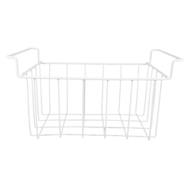 Cesta colgante para cocina, cesta de almacenamiento para refrigerador, organizador para el congelador, organizador para estantes del congelador, cesta organizadora para el congelador