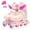 Pink, variant on GIATUEE Adjustable Light up Kids Roller Skates for Boys Girls, Inline Skates with Bag, Pink(Large)