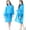 Blue, variant on Kids Rain Poncho 2 Pack, Reusable Raincoat Rain Jackets for 6-14 Girls Boys