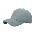 thumbnail image 2 of Gorra de béisbol Ongmies, en oferta, moda para mujer y hombre, deportiva, color liso, abrigada, tejida, para playa, estilo hip hop, para el sol, accesorios, azul., 2 of 2