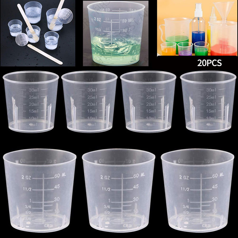 20 40 Ml/Transparent PC Ounces Cups Of Liquid Plastic Double Small Measuring  Cup With Heat Resistant Oz Cup From Hcpx123, $14.28