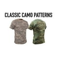 thumbnail image 3 of Rothco Vintage Camo T-Shirts, Woodland Camo, L, 3 of 5