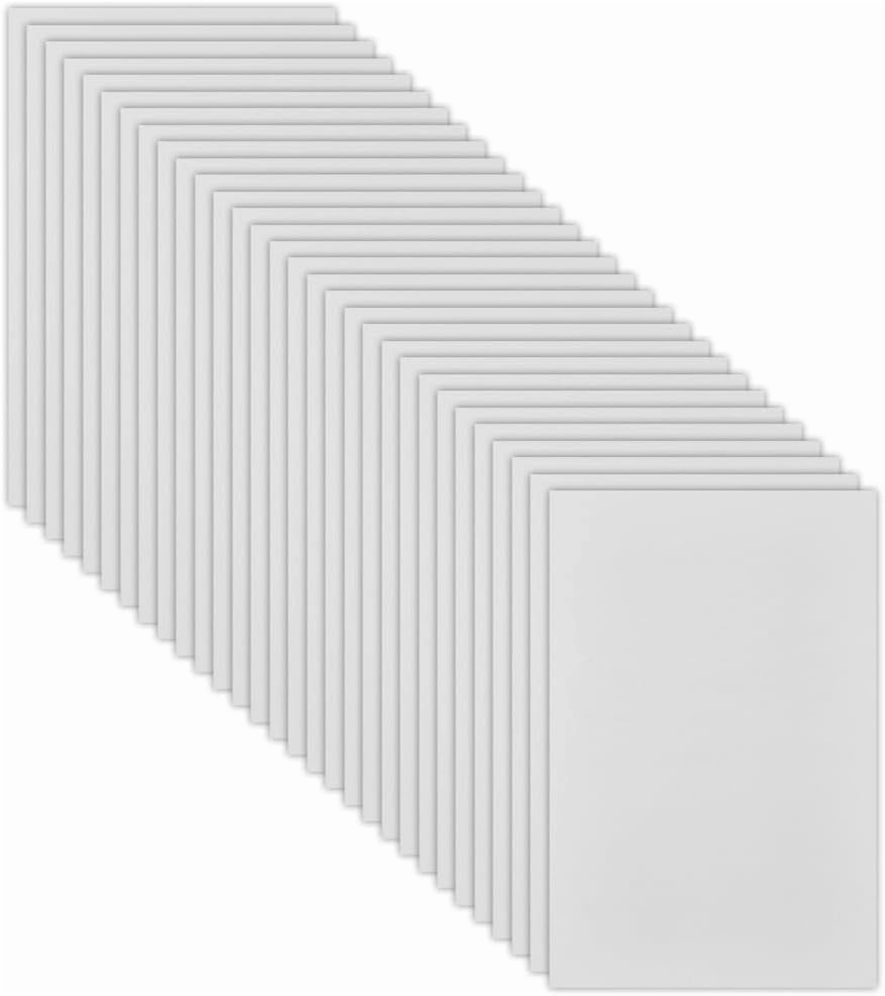 30Pcs 3mm White Embroidery Foam 6x9 Inch EVA Foam Sheets Embroidery Craft Foam Rectangle Foam Sheet Cosplay Foam